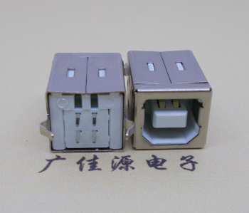 道滘镇USB BF180度母座 打印机接口 立式直插带赛