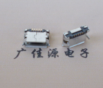 道滘镇Micro USB卷口 B型(无柱）插板脚间距6.4普通端子