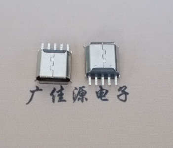 道滘镇Micro USB接口 母座B型5p引脚焊线无后背