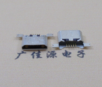 道滘镇MK USB B Type 沉板0.9母座后两脚SMT口不卷边