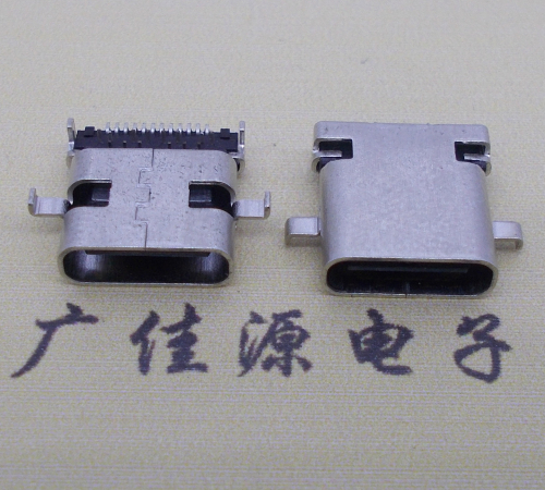 道滘镇卧式type-c24p母座沉板1.1mm前插后贴连接器